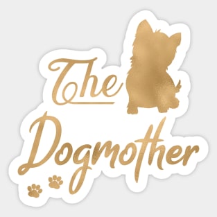 Westie Dogmother, West Highland White Terrier Sticker